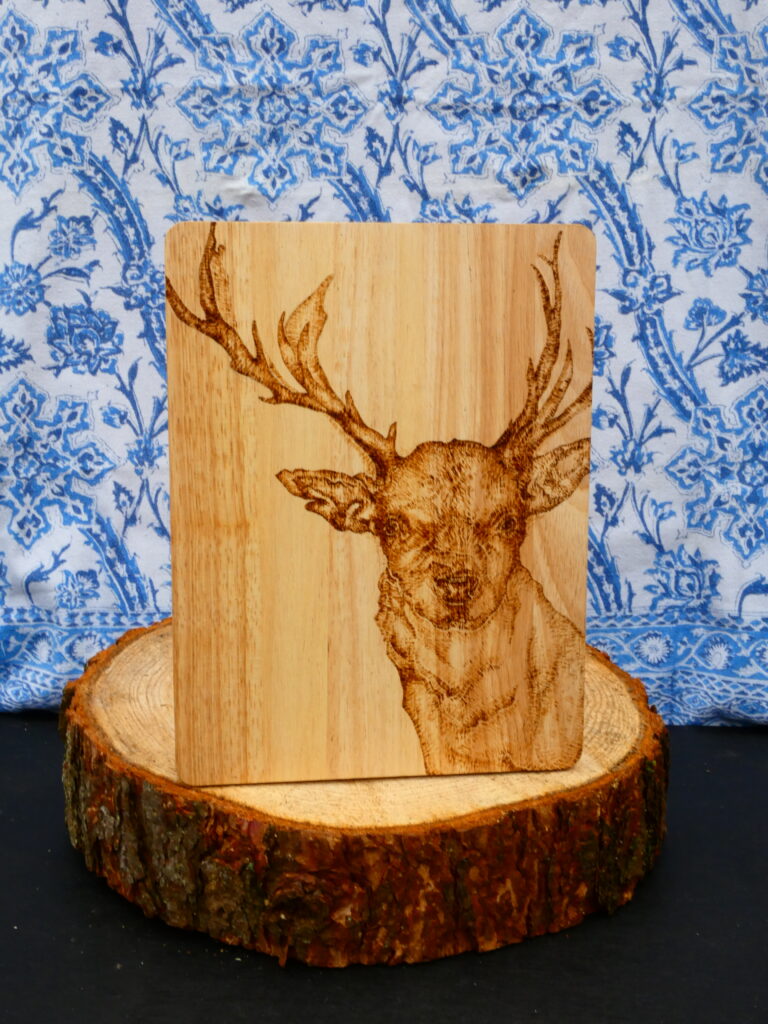 Stag Woodburning