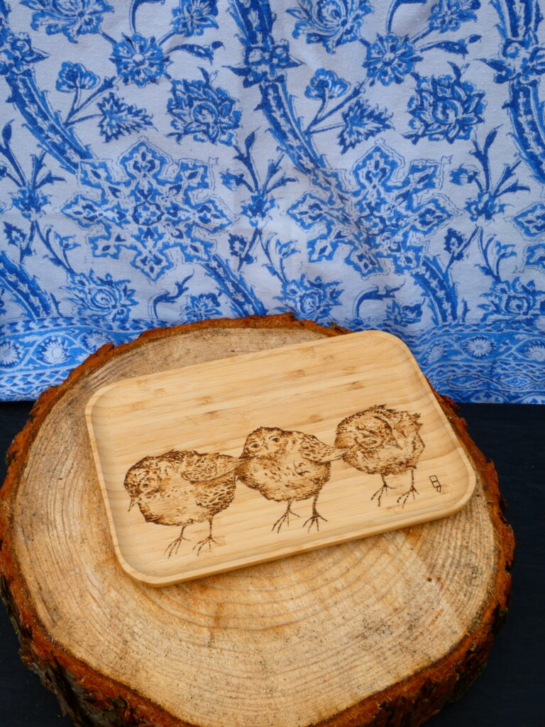 Three Dunnocks - Jewellery dish