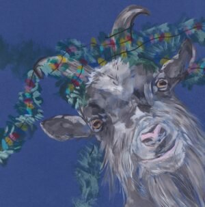 Goat XMAS Square