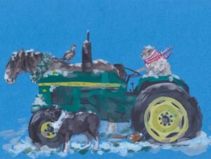 Xmas tractor