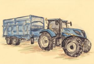 New holland tractor